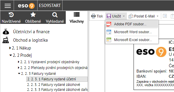 Uložení sestavy do souboru